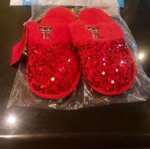 Texas Tech Sequin Slippers